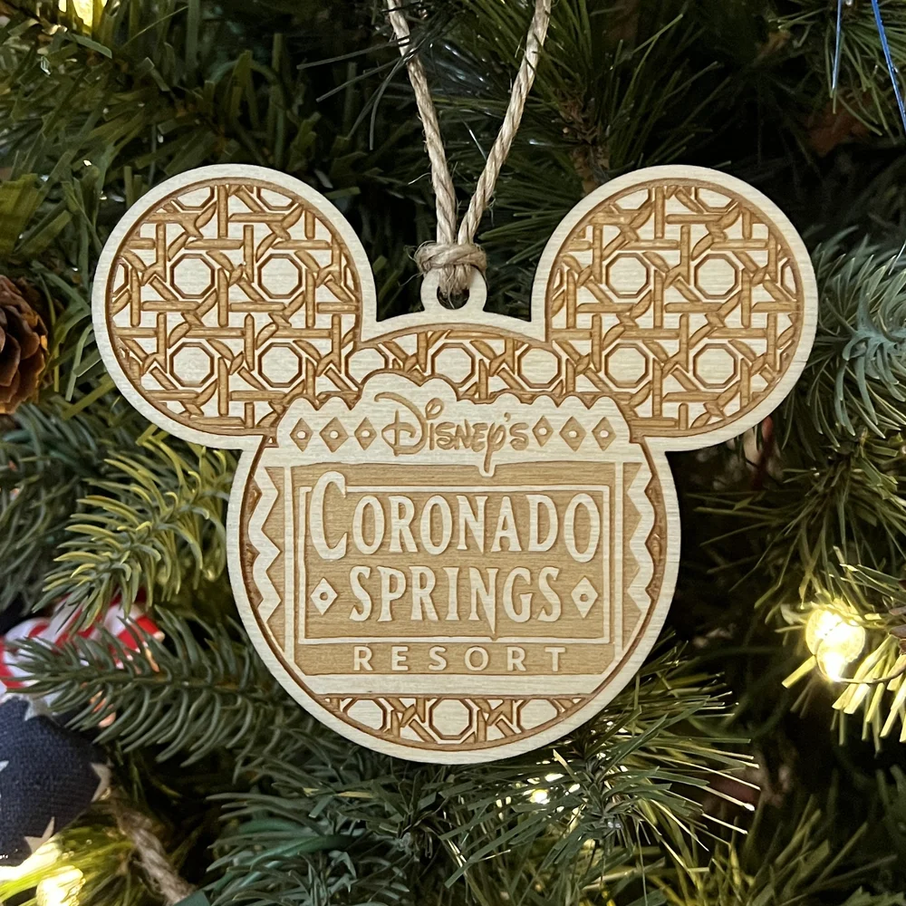 Wooden Disney's Coronado Springs Resort Inspired Christmas